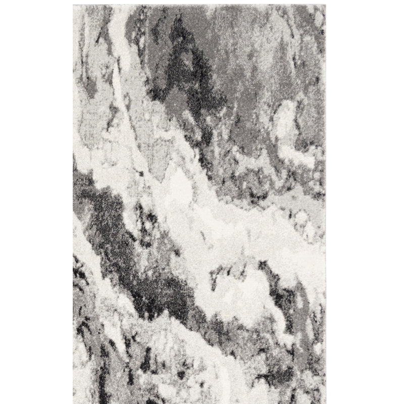 Faustina Performance Abstract Rug, Square 6'7"