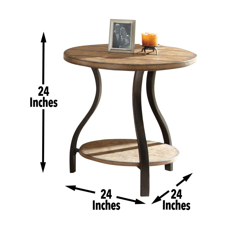 Jimerson Solid Wood Top End Table