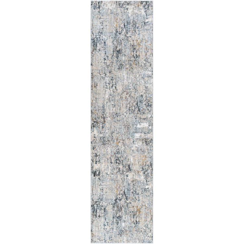 Denver Blue Area Rug, Runner 2'7" x 10'
