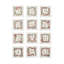 Xmas Carol 12-Piece Cocktail Napkin Set