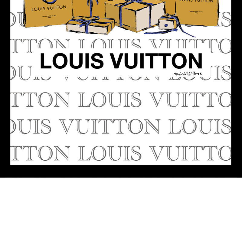 High Fashion Glam Shopping Bags Abstract Framed Print