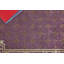 Contemporary hand-knotted New Zealand Wool Eggplant/Multi Area Rug-97692986
