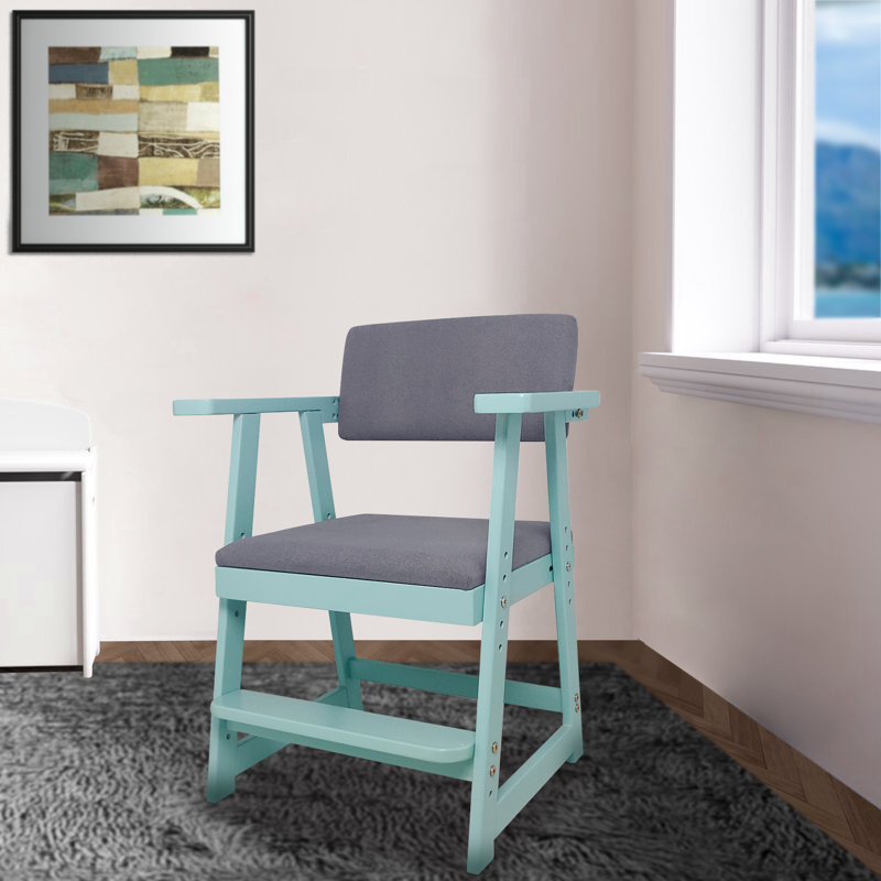 Chaise de salle à manger Lorrona, Bleu