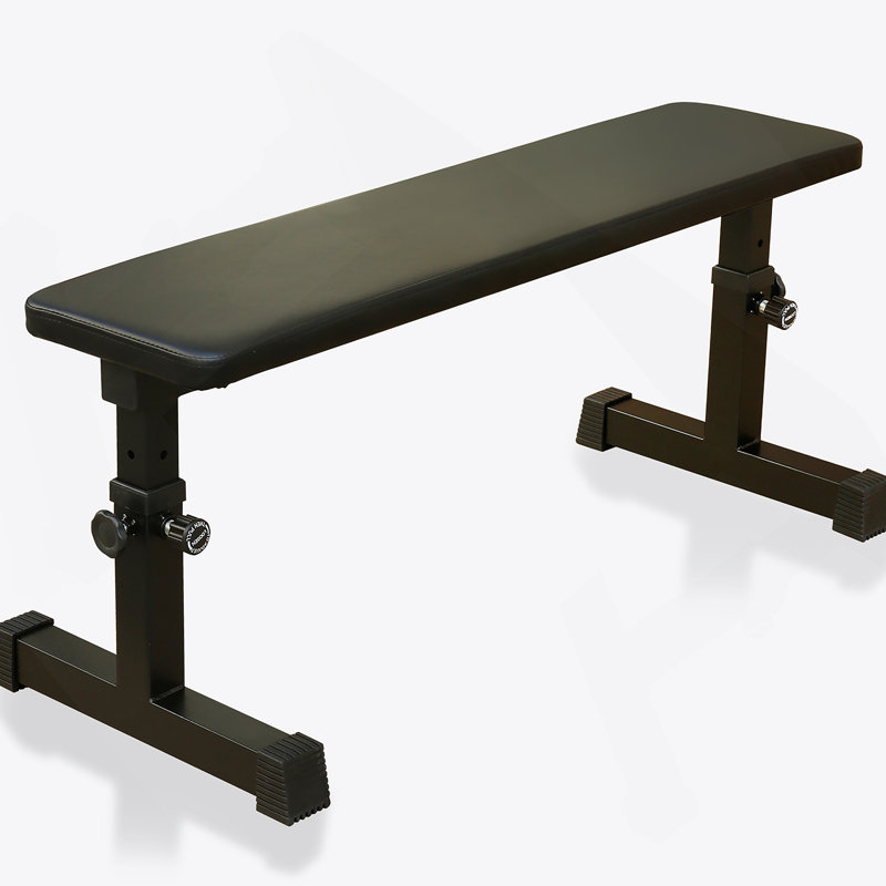 THE Flat Weight Bench For Strength Training W/ 5-Level Adjustable Height