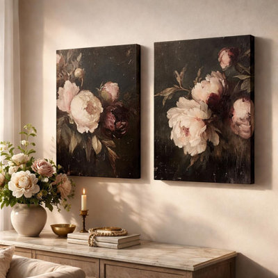 2 Piece Wrapped Canvas Wall Art