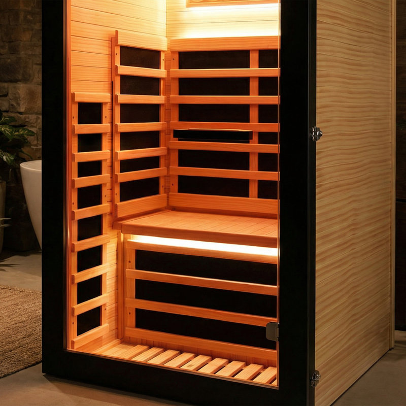 Single-Person Sauna Cabin with Intelligent Control