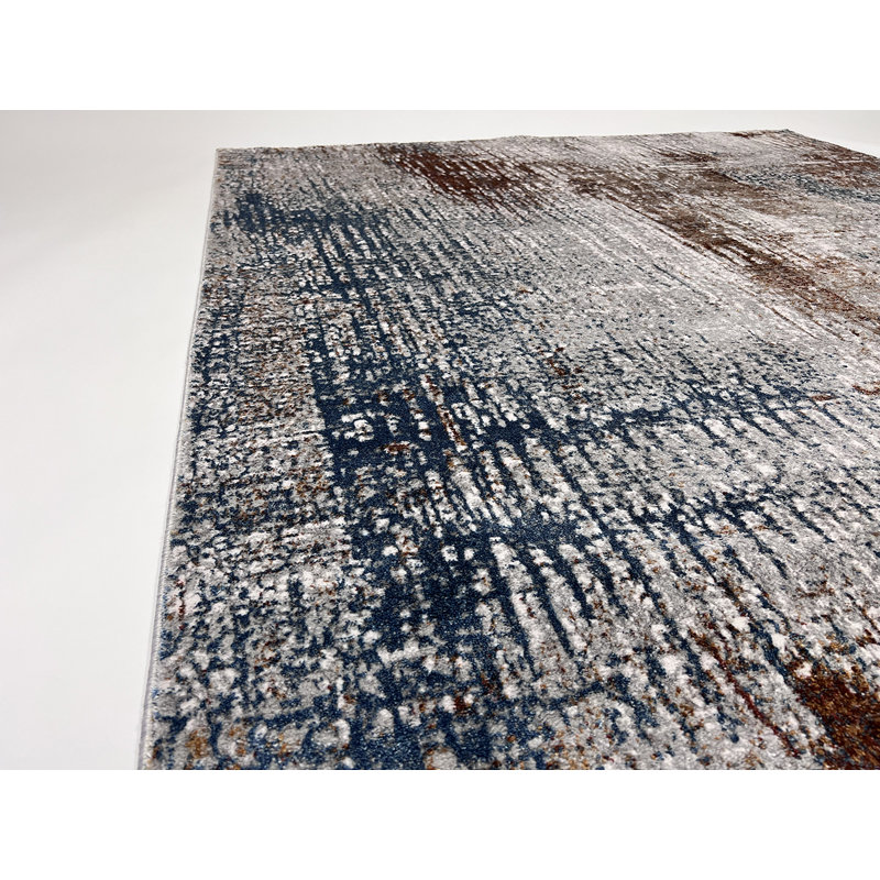 Tapis rectangulaire Doshia avec envers antidérapant, Rectangle 5 pi 4 po x 7 pi 8 po