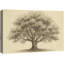 Arbre classique, dessin, nature, élégance rustique, décor de ferme, impression sur toile encadrée-120797096-120797097