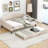 Modern Clari Upholstered Tufted Daybed With Trundle