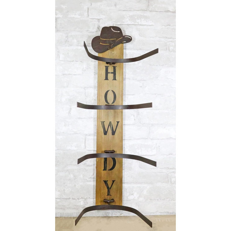 Rangement mural rustique Western Howdy