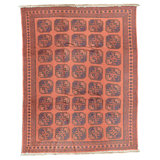 Hand Knotted Wool Area Rug in Multi