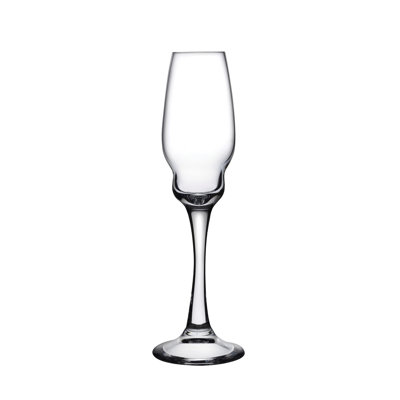 Heads Up Handmade Crystal Flute