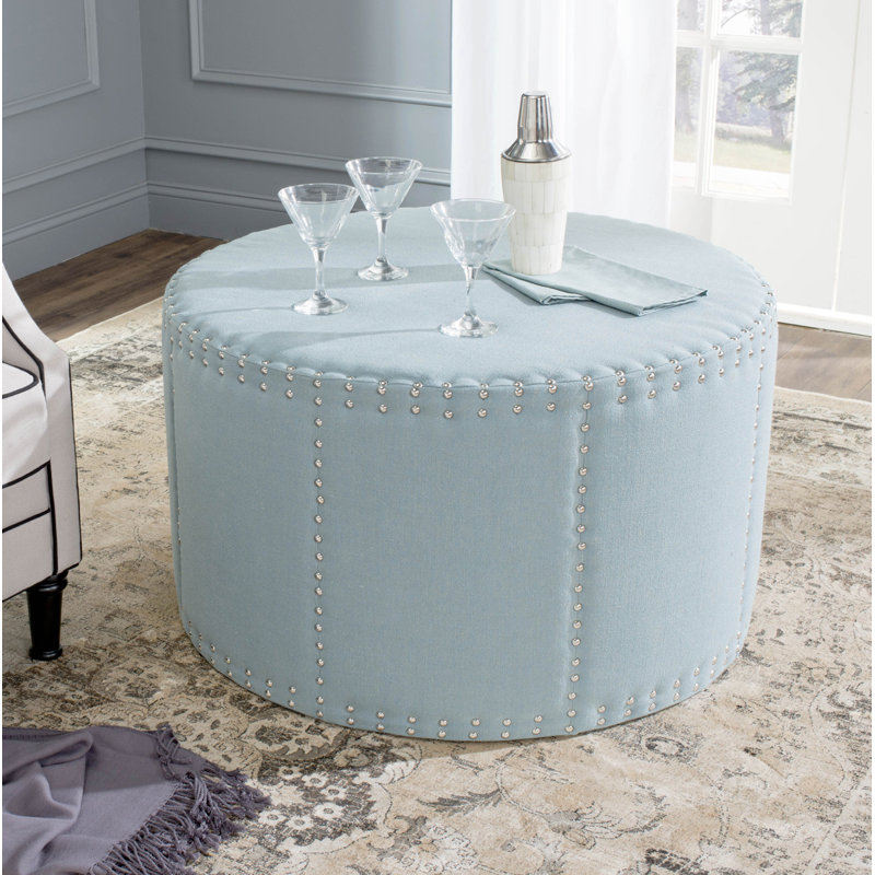 Pouf, Bleu ciel
