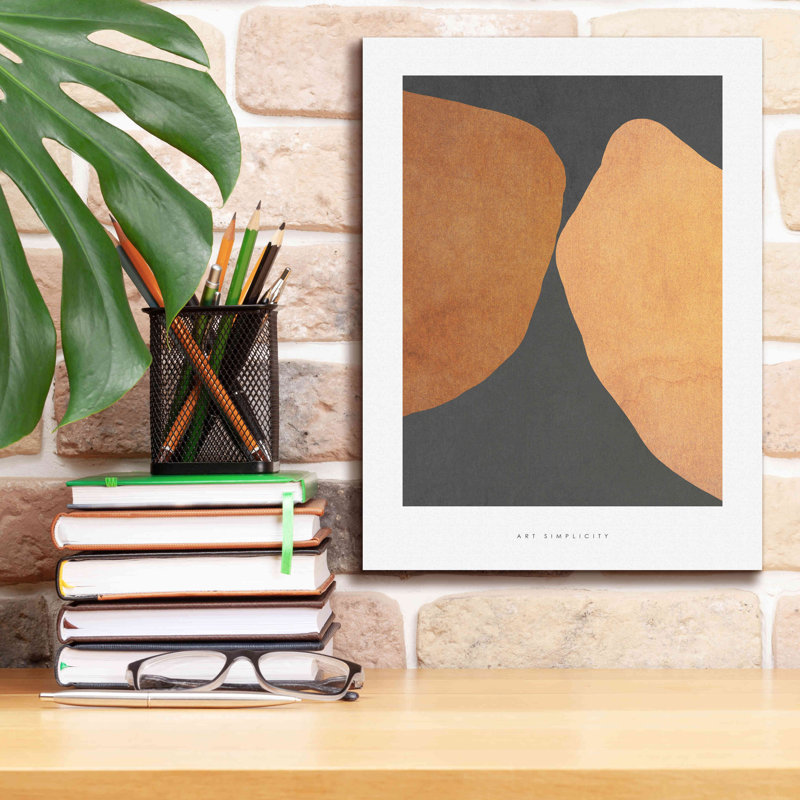 «Art Simplicity 4» par Design Fabrikken, estampe numérique sur toile, H 16 po x l 12 po x P 0,75 po