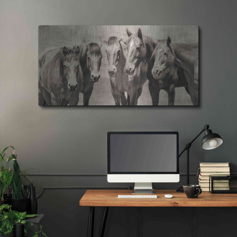 «Meeting Of The Minds» par PH Burchett, H 24 po x l 48 po