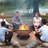 Round Charcoal Smokeless Fire Pit-879498632
