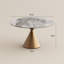 Table 47 '' Glora Pandora Sintered Stone avec base conique en bronze brossé-571863438-571863439