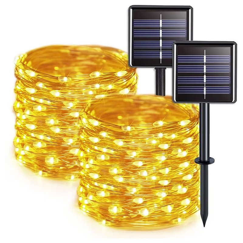 72.18 Ft Outdoor Solar String Lights Chrismas Decoration Fairy String Lights