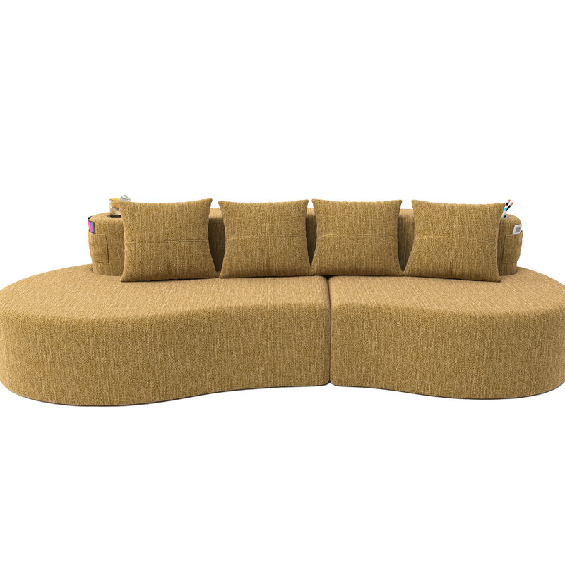 Upholstered 94.49 " Chenille Sectional
