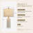 Modern Ceramic Table Lamps, 22" Table Light for Living Room, Bedside Nightstand Lamps for Home Decor (set Of 2)-1170445733