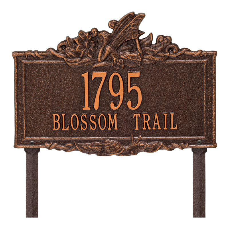 Fairy Personalized Garden Sign, Antique Copper, Yes