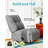 31.1" W Manual Swivel Rocker Recliner Chair Glider With Side Storage Pocket-433891539