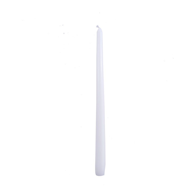 Bougie effilée sans parfum, Blanc