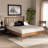 Driffield Slat, Angled legs, Full Bed, Ash Walnut 57.10'' W X 78.30'' L X 58.10'' H-1625825770