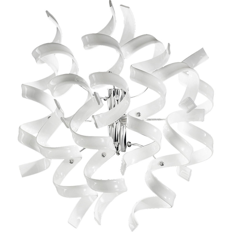 Astro Flush Mounted Sconce, White