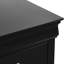 Boîtier de table de chevet à l'épreuve de la poussière avec tiroirs en queue d'aronde de style transitionnel 1pc-470742204