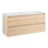 Kiah 48" Wall-Mounted Double Bathroom Vanity