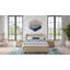 Banc de rangement en tissu