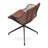 Zebra Spider Swivel Armchair-59700377-59700388