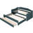 Twin Size Daybed With Trundle And 3 Drawer Enhancements For A Practical Bedroom Decor Combinations Style-718873050