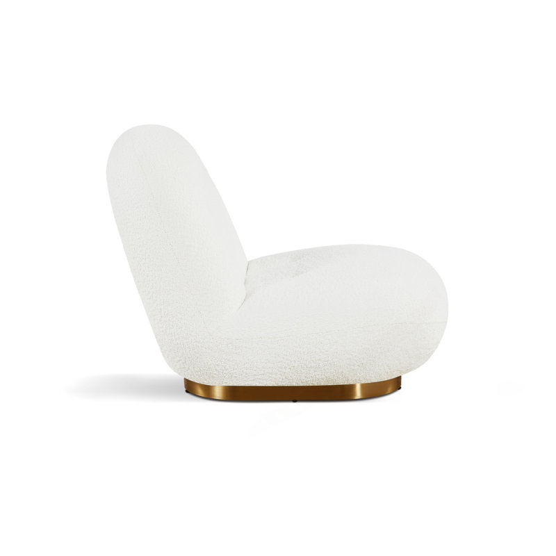 Méridienne Leif White Plush Glam