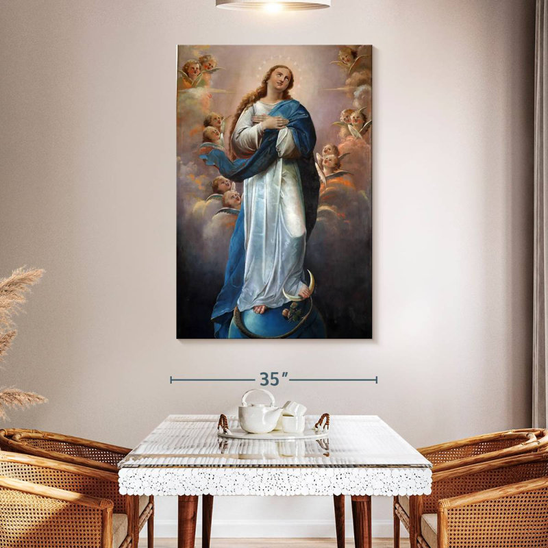 Vierge Marie Adella, H 51 po x l 34 po