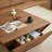 Creative minimal solid wood coffee table-110399656
