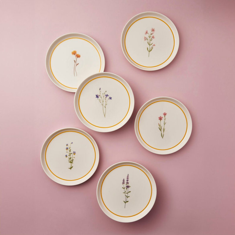 Ensemble d'assiettes à dessert