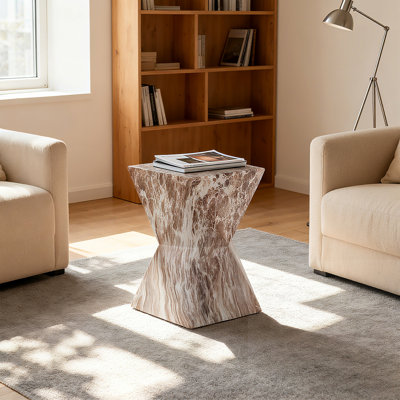 Tables de bout d'extérieur en faux ciment Cement
