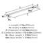 Poignée d'armoire de 3 po (76 mm) en chrome poli Monument-147985821-208410948