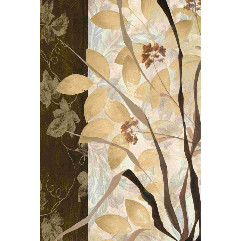 " Graphic Flowers 2 " Painting Print, 18" H x 12" W