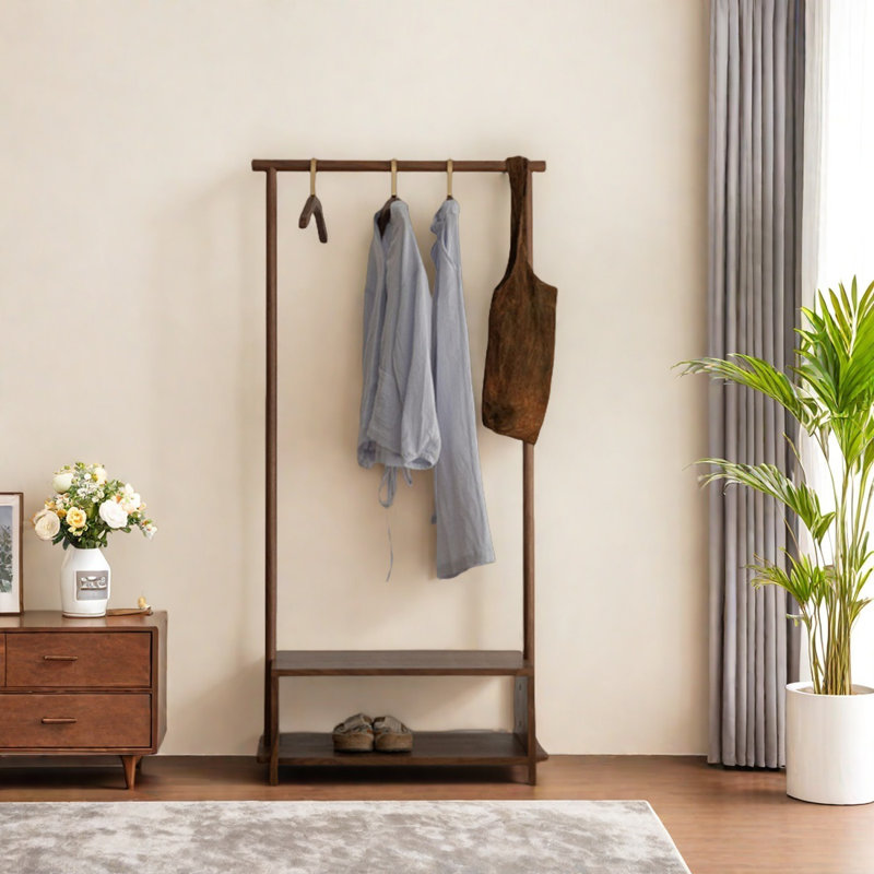 Porte-manteau en bois de frêne