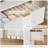44.3" Tall Fluted 5 Drawer Dresser with Metal Handles, Modern Wood Storage Chest-1115400933