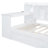 Wooden Daybed with 3 Drawers, USB Ports, and Desk for Practical Storage and Modern Comfort, Perfect for Kids’ Rooms-736695769-736695774