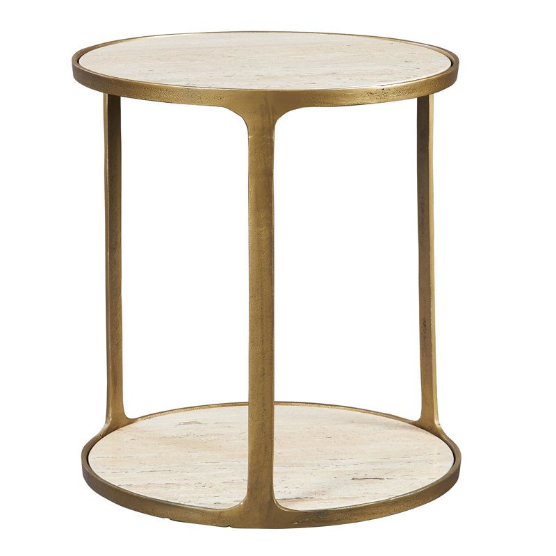 Zarlish Stone Tray Top End Table