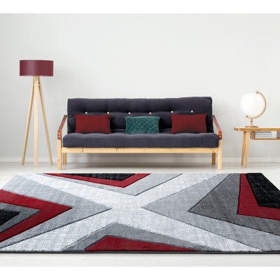 Zonia Synthetic Abstract Indoor Rug