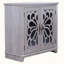 Armoire d'appoint à miroir gris-1151229854
