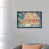 Distressed Black Framed Canvas