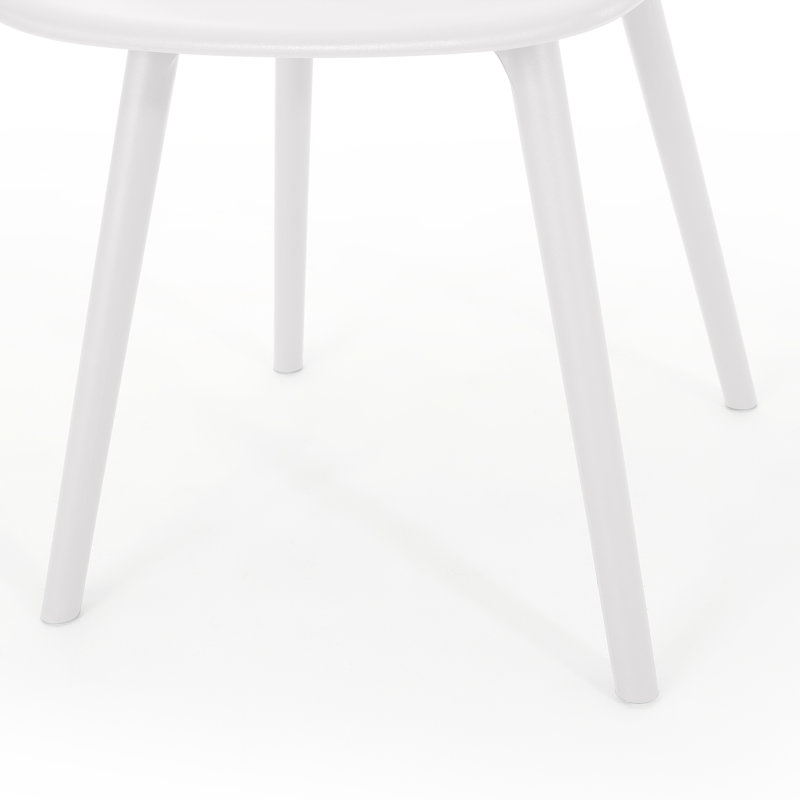 Outdoor Seating - White Polypropylene Chairs With Stable Frame And Diamond Mesh Seat Frame, , Design, White