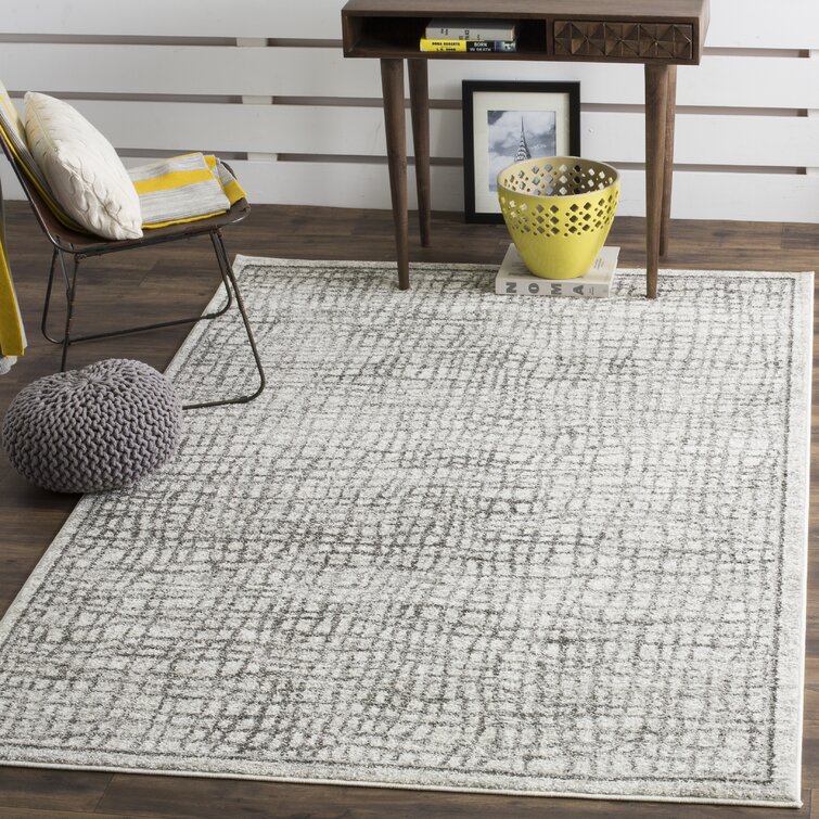 Greyleigh Connie Gray Area Rug, Size: Rectangle 11' x 15